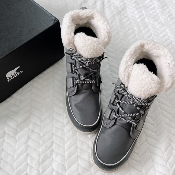 Sorel Explorer Carnival Waterproof Boot with Faux Fur Collar Boots - Picture 8 of 13